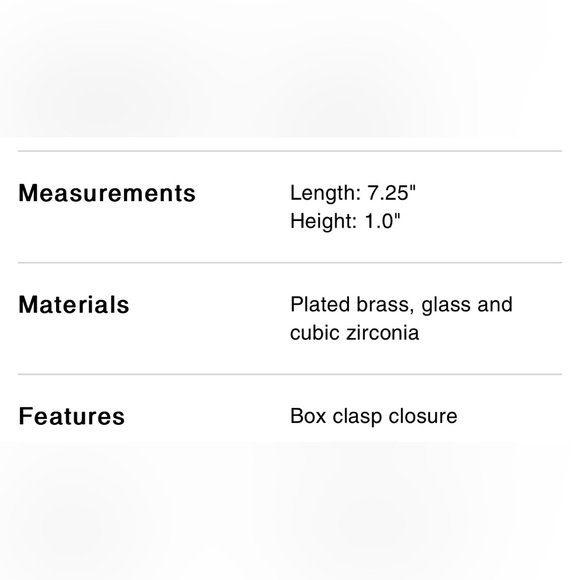 Coach Open Circle Tennis Bracelet,nwt ! - Picture 3 of 5